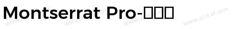Montserrat Pro字体转换